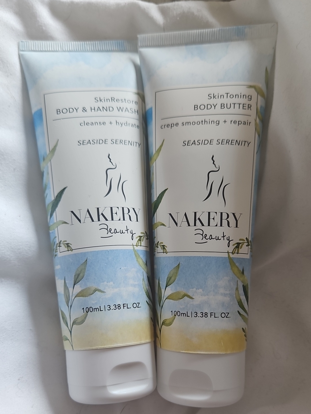 NWOT - NAKERY Seaside Serenity Body & Hand Wash and Body Butter